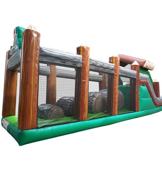 Forest Jump parcours d'obstacles location jeu gonflable thème sport surf challenge défi france été enfants