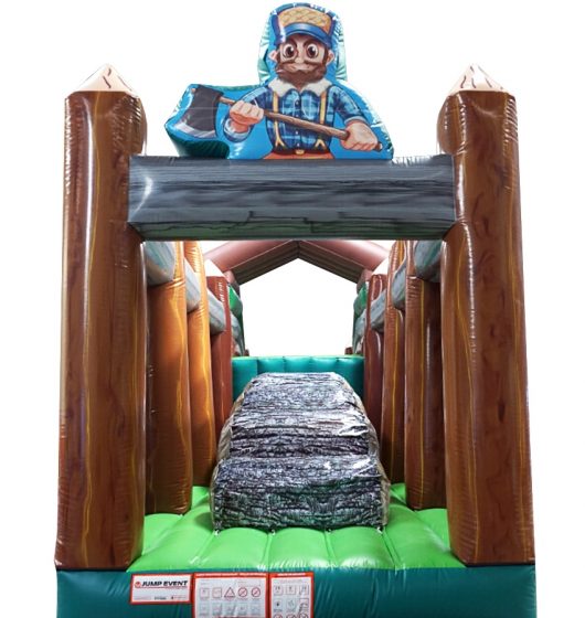 Forest Jump parcours d'obstacles location jeu gonflable thème sport surf challenge défi france été enfants