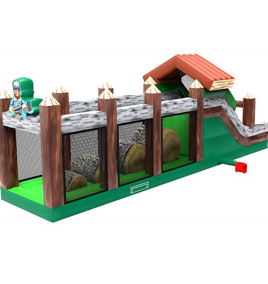 Forest Jump parcours d'obstacles location jeu gonflable thème sport surf challenge défi france été enfants