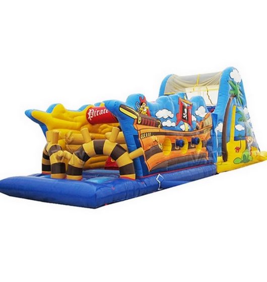 Parcours Pirate parcours d'obstacles location jeu gonflable thème sport athlétisme challenge défi france été enfants