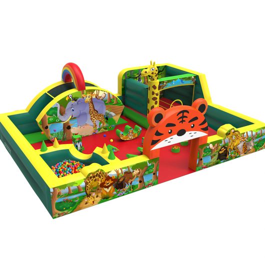 Safari Baby Parc location jeu gonflable thème safari savane animaux lion france été enfants