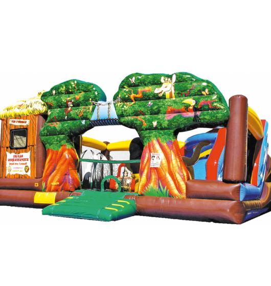 Safari Expérience location jeu gonflable thème safari savane afrique france été enfants