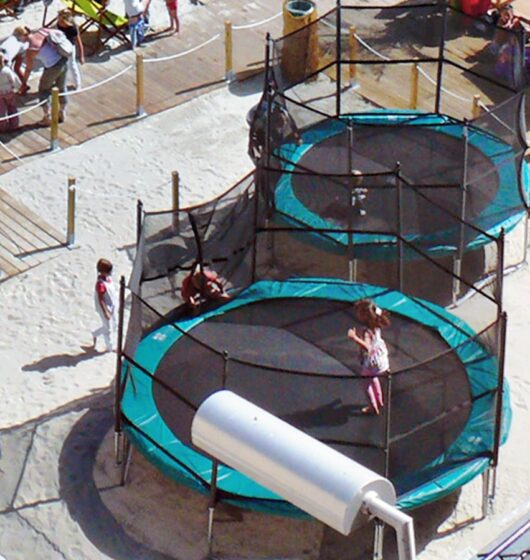 location trampoline