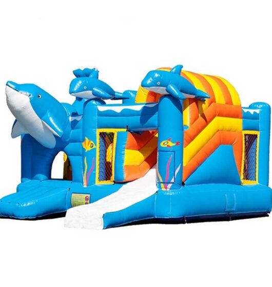 Multiplay Dauphin location jeu gonflable thème mer océan dauphin paris france été enfants