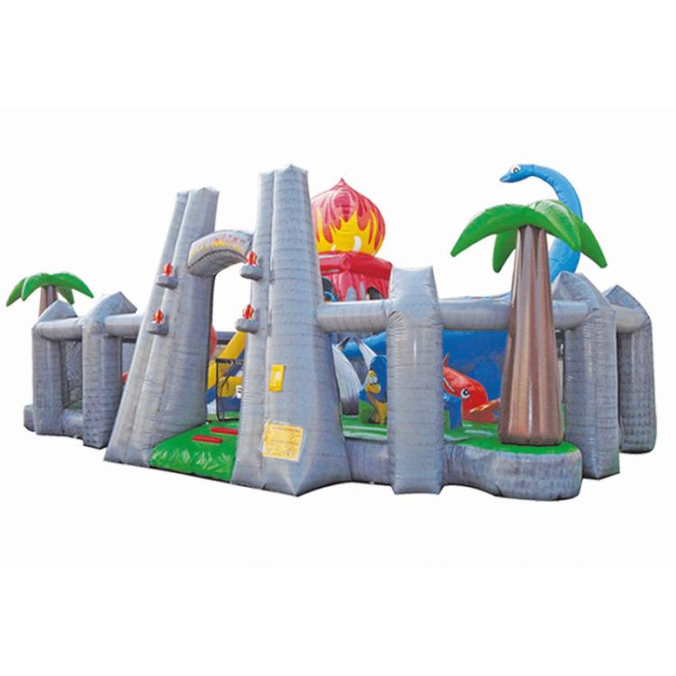 Maxi Jurassic Adventure location jeu gonflable thème dinosaures jurassique jurassic park france été enfants